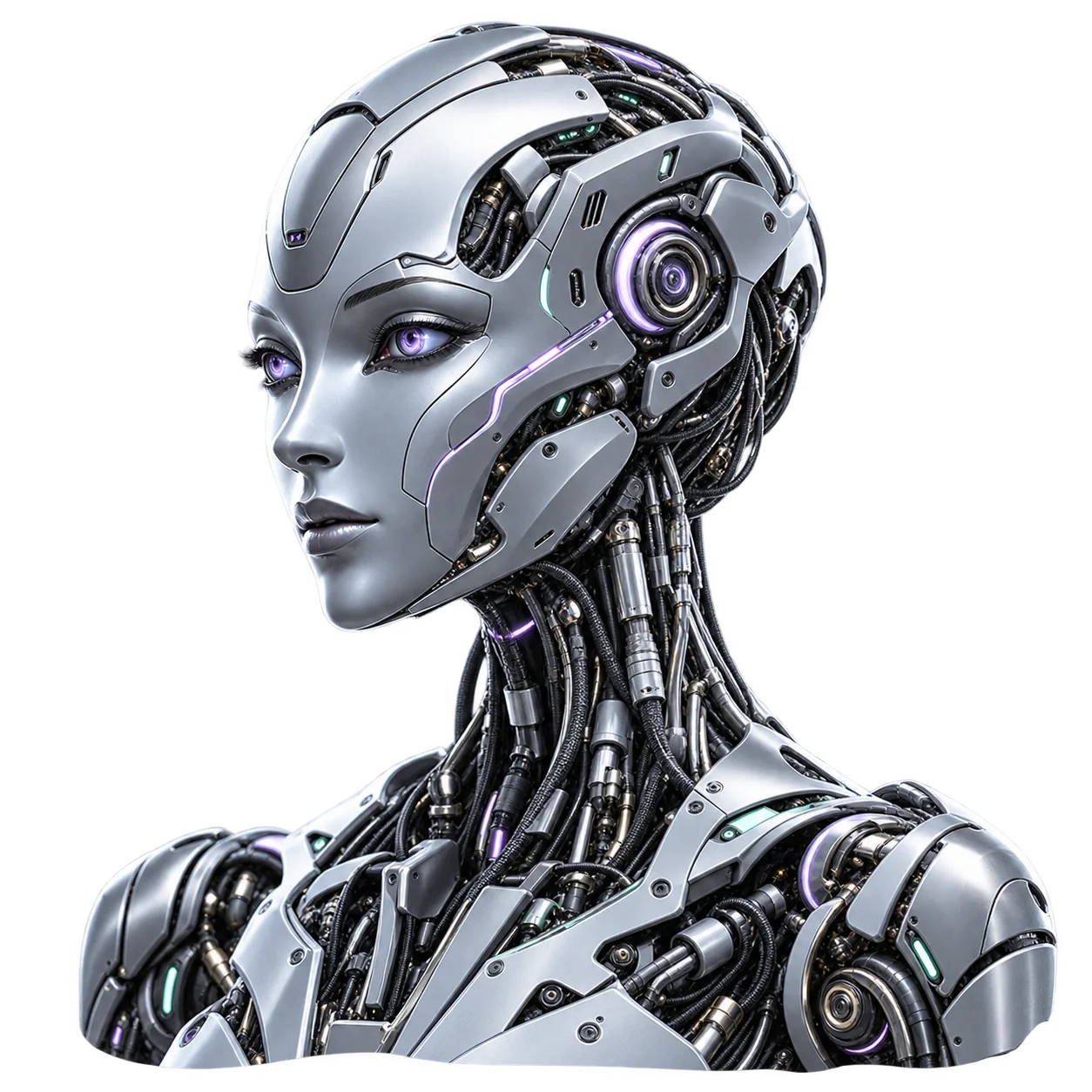 Analyst robot with a lilac optical array